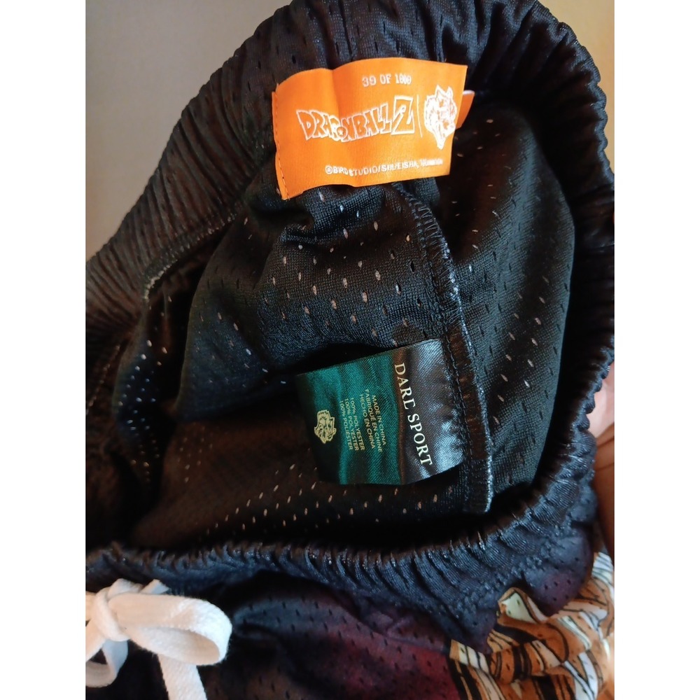 Darc Sport x Dragon Ball Z Cell & Vegeta Mesh Shorts Men L NWT Can Fit XL - Picture 9 of 9